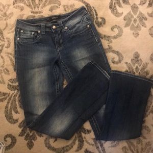 SUKO boot cut jeans with embellishments